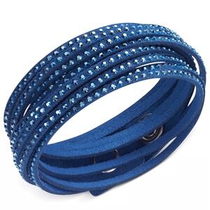 Swarovski Royal Blue Slake Crystal Bracelet